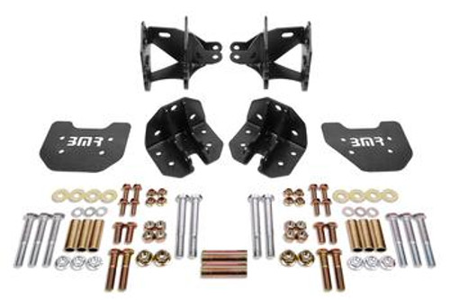 BMR Rear Coilover Conversion Kit Non-Adj Shock Mount w/CAB Black (79-04 Mustang) CCK743H