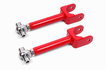 BMR Rear Upper Control Arms - Single Adjustable - Rod Ends - Red (1978 - 1987 G-Body) UCA461R