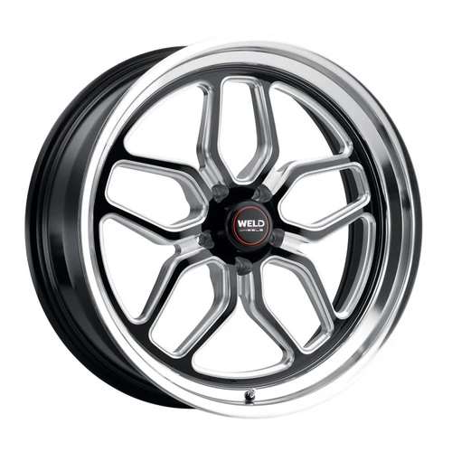 Weld 18x10 Laguna Drag Wheel 5x115 ET 30 BS 6.70 Gloss Black (Charger) S15280071P30