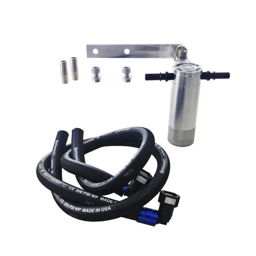 UPR Products Oil Catch Can Separator Plug N Play Satin (2011-2020 Durango/Jeep SRT8) 5028-76