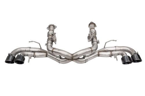 Corsa 3" Cat-Back Exhaust - AFM Valve - 4.5" Pro-Series Tips - Black (2020 - 2026 Corvette C8 - No NPP) 21102BLK