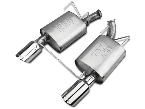 Borla Axle-Back Exhaust - ATAK - Polished (2011 - 2014 Mustang V6) 11792