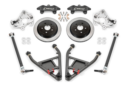 Carlyle by BMR 15" Conversion Kit w/ Solid Rotors - Black Calipers (2014 - 2019 Corvette) DRP570H