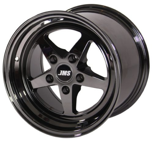 JMS 15 x 10 Avenger Rear Wheel Black Chrome (1994-2004 Mustang GT/V6) A1510626FX