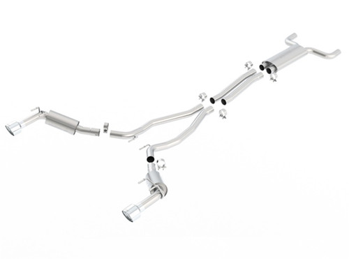 Borla Cat Back Exhaust System - S-Type - Polished Tips (2014 - 2015 Camaro SS) 1014036