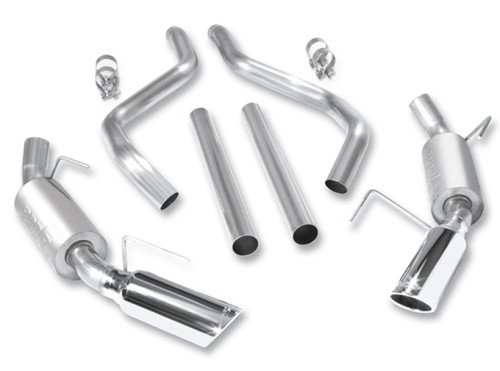 Borla Catback Exhaust System - ATAK - Polished Tips (2005 - 2009 Mustang GT / 2007 - 2009 Shelby GT500) 140382