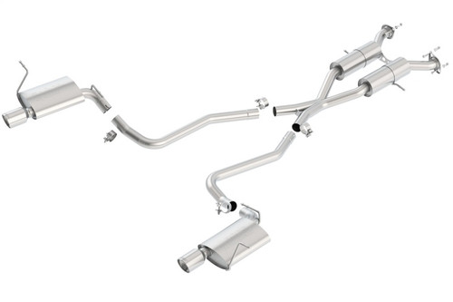 Borla Catback Exhaust System - Touring - Polished Tips (2011- 2021 Grand Cherokee Limited 5.7L) 140406