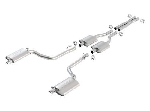 Borla Catback Exhaust System - S-Type - Factory Tips (2011 - 2014 Charger R/T) 140443