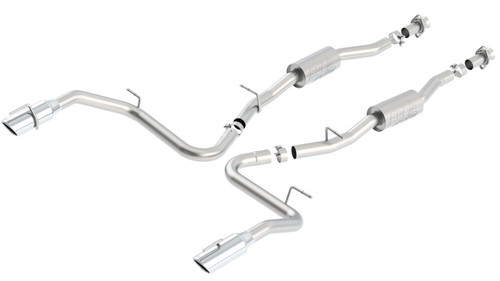 Borla Catback Exhaust System - ATAK - Stainless Steel Tips (1999 - 2004 Ford Mustang Cobra) 140446
