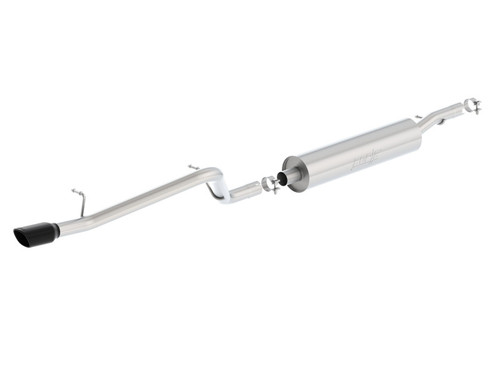 Borla Catback Exhaust System - S-Type - Black Chrome Tips (2012 - 2018 Wrangler) 140479BC