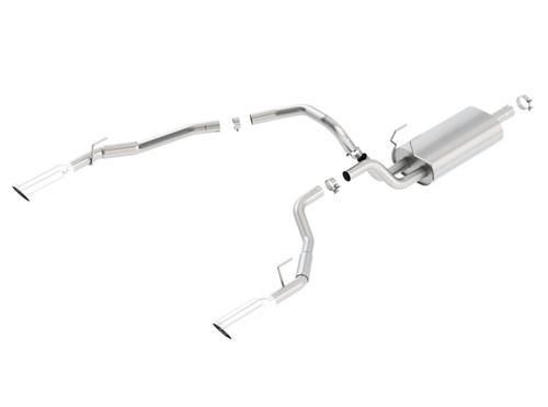 Borla Catback Exhaust System - Touring - Polished Tips (2009 - 2024 Ram 1500) 140552