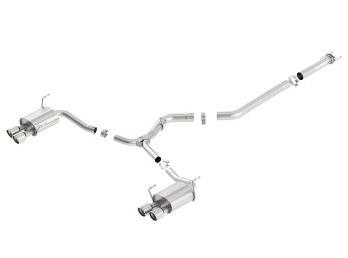 Borla Catback Exhaust System - S-Type - Polished Tips (2015 - 2021 WRX) 140595