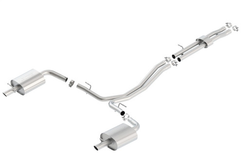 Borla Catback Exhaust System - S-Type - Polished Tips (2016 - 2017 Explorer Sport) 140659