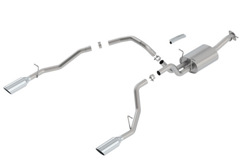 Borla Catback Exhaust System - S-Type - Polished Tips (2019 - 2026 Ram 1500) 140752