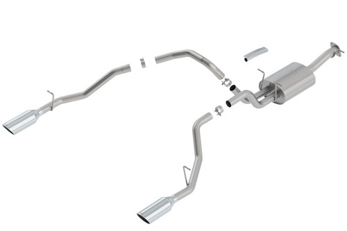 Borla Catback Exhaust System - ATAK - Polished Tips (2019 - 2026 Ram 1500) 140753