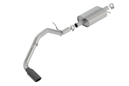 Borla Catback Exhaust System - S-Type - Black Chrome Tip (2019 - 2023 Ranger) 140788BC