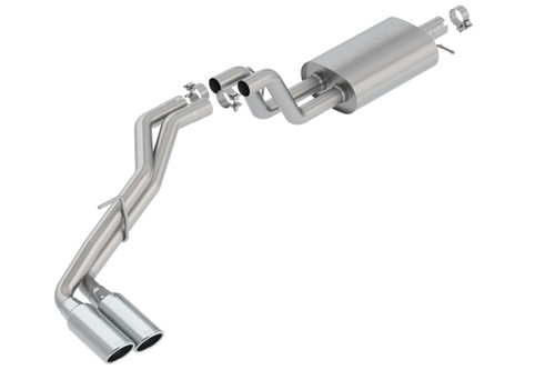 Borla Catback Exhaust System - S-Type - Dual Chrome Tips (2019 - 2023 Ranger) 140789