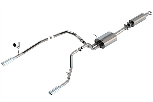 Borla Catback Exhaust System - S-Type - Polished Tips (2019 - 2024 Ram 1500) 140852