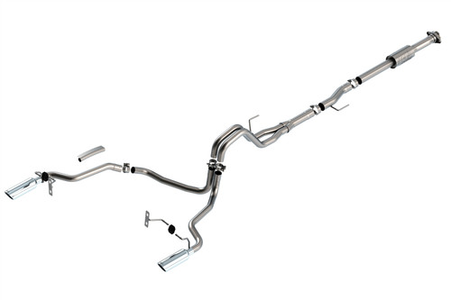Borla Cat-Back Exhaust System - ATAK - Polished Tips (2021 - 2026 F150 2.7L / 3.5L) 140864