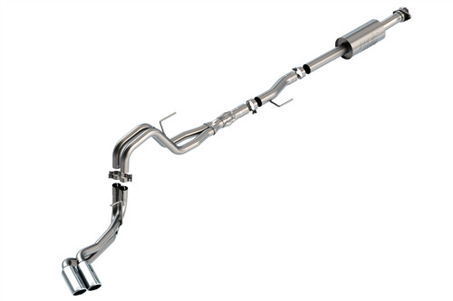 Borla Cat-Back Exhaust System - ATAK - Side Exit - Polished Tips (2021 - 2026 F150 5.0L - Crew & Ext Cab) 140875