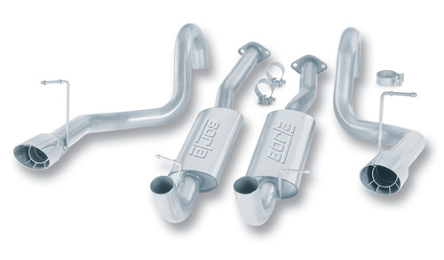 Borla Catback Exhaust System - Touring - Polished Tips (1994 - 1995 Mustang GT) 14445