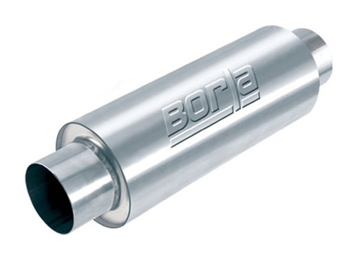 Borla XR-1 Raceline Multi-Core Muffler - Universal (4" Inlet / Outlet / 6.25" Round) 400374