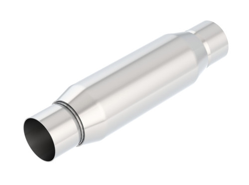 Borla CrateMuffler Resonator Option - Universal (2.5" Center Inlet / 2.5" Center Outlet) 400938