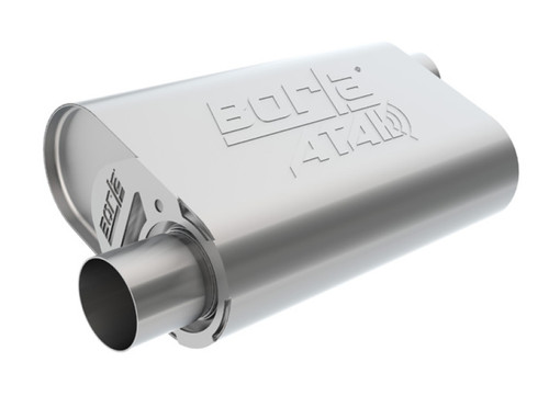 Borla CrateMuffler - ATAK - 2.5" Offset Inlet / 2.5" Offset Outlet (2010 - 2015 Camaro / 2008 - 2013 Corvette) 400947