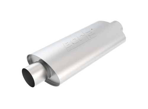 Borla XR-1 Raceline Sportsman Muffler - Universal Oval - 3" Center Inlet / 3" Center Outlet 40944