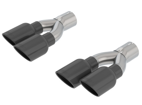 Borla 3" Tip Kit - Black Chrome Tips (2018 - 2021 Grand Cherokee Trackhawk) 60672BC