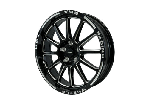 VMS 18X5 Front Black Hawk Drag Race Wheel (10-23 Camaro/14-17 SS/08-14 CTSV) VWBH018