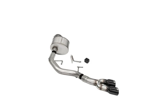 Corsa 3" Catback Exhaust - Xtreme - Front of Tire Exit - Black Tips (2021 - 2026 F150 5.0L 122.8" WB) 21141BLK