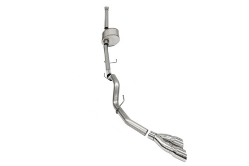 Corsa 3" Cat-Back Exhaust - Xtreme - Single Side Exit - Polished Tips (2021 - 2026 F150 157.2" WB) 21151