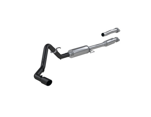 MBRP Armor BLK 3" Catback Exhaust Street Profile Single Side Exit Black Tips (2021 - 2026 F150) S5211BLK