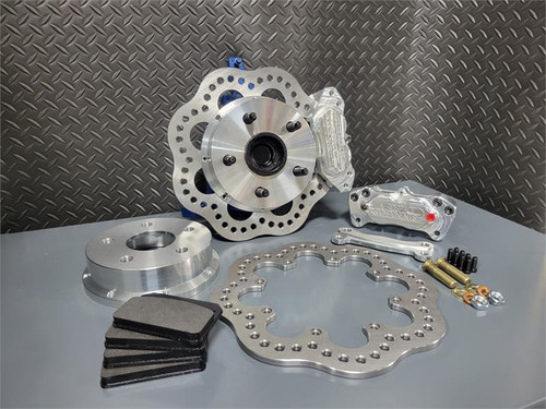 Aerospace Components 4 Piston Pro Lite Front Drag Race Kit 2008-09 Pontiac G8