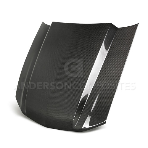 Anderson Composites Carbon Fiber Cowl Hood - Type CJ (2010 - 2012 Mustang) AC-HD10FDMU-CJ