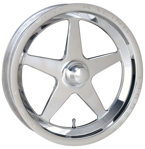Weld Alumastar 15x3.5 Non-Beadlock Wheel - Anglia Spindle - 1.75 BS - Polished - 88-15000