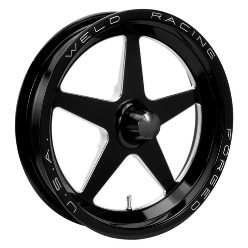 Weld Alumastar 15x3.5 Non-Beadlock Wheel - Anglia Spindle - 1.75 BS - Black - 88C-15000-B