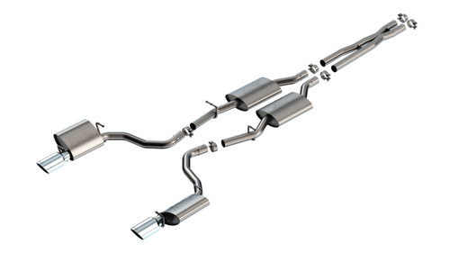 Borla Catback Exhaust System - ATAK - Polished Tips (2019 - 2023 Charger GT) 140918