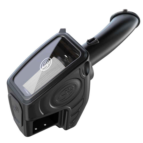 S&B Filters Cold Air Intake For 11-16 Ford F250 F350 V8-6.7L Powerstroke Dry Extendable White 75-5104D