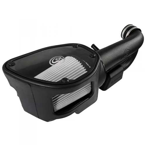 S&B Filters Cold Air Intake For 12-18 Jeep Wrangler JK V6-3.6L Dry Dry Extendable White 75-5060D