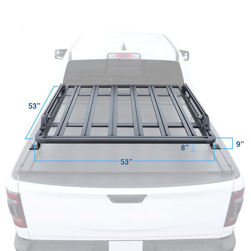 Truck2Go Luggage Load Rack for Truck Bed (Pro/Recoil/EPower Covers)  TG-RACK-002