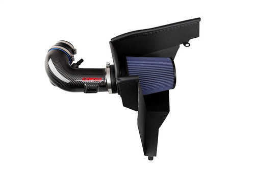 Corsa Black Carbon Fiber Open Element Air Intake Maxflow Oiled Filter (2018-2023 Mustang GT) 44006