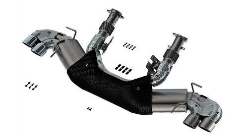 Borla Cat-Back Exhaust System - ATAK - Polished Tips (2020 - 2026 Corvette C8 - NO NPP Valves) 140841