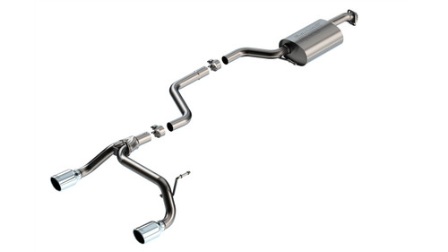 Borla Catback Exhaust System - S-Type - Polished Tips (2018 - 2025 Suzuki Jimny) 140923