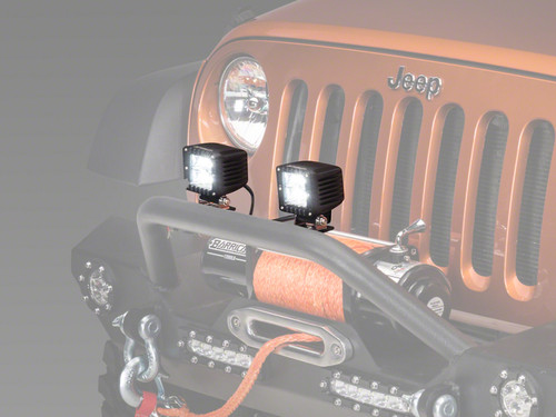 Raxiom 3-In Square LED Light Universal (Some Adaptation May Be Required) - J100991 Photo - Primary