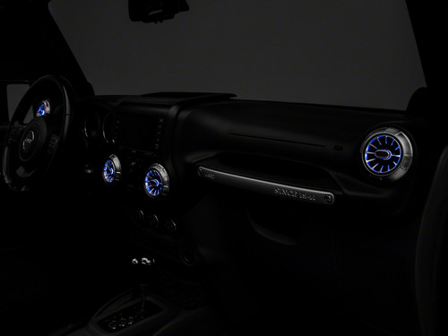 Raxiom 11-18 Jeep Wrangler JK LED Ambient Vent Lighting Kit - J139322 Photo - Primary
