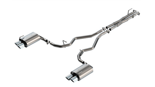 Borla Catback Exhaust - ATAK - Chrome Tips (2019 - 2025 Explorer Platinum) 140894