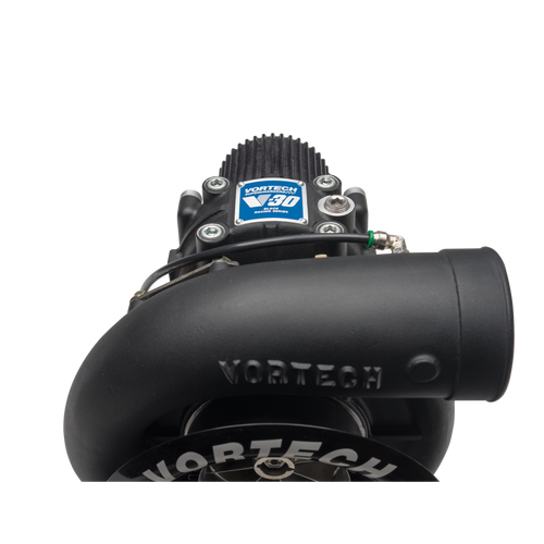 Vortech V-30 110A black supercharger head unit CCW rotation straight discharge