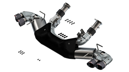 Borla Cat-Back Exhaust System - S-Type - Carbon Fiber Tips (2020 - 2026 Corvette C8 - NO NPP Valves) 140840CF